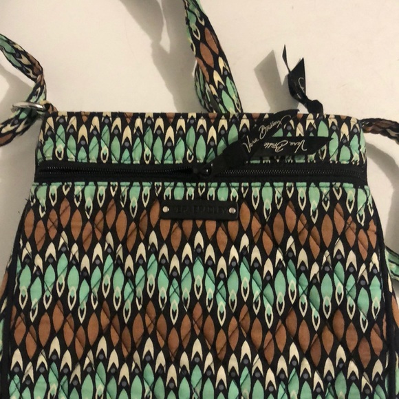 Vera Bradley brown/green bag - Picture 6 of 7
